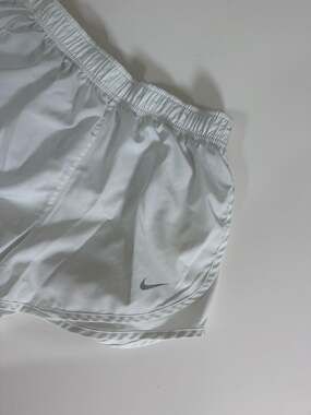 Nike Women's Dri-FIT Tempo Lined Running Shorts in White
